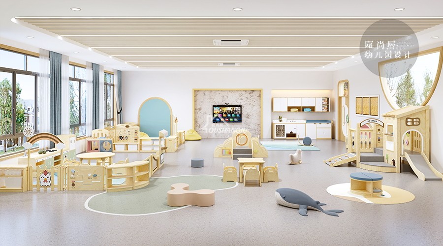 Design Case | Super practical corner design for 7 kindergarten daycare areas