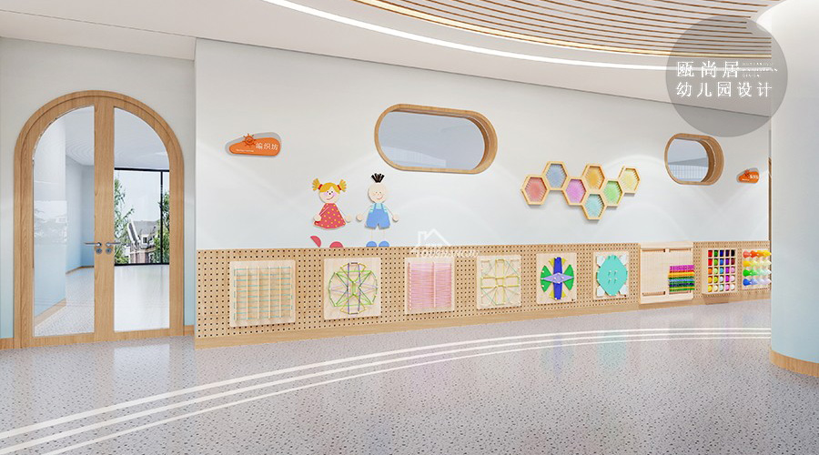 Design of Kindergarten Corridor Wall with Coexistence of Appearance and Function